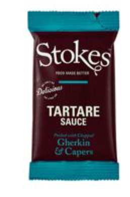 Elite. Stokes Tartare Sauce Sachets 80x32g