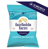 Elite. Fairfield's Farm Lightly Sea Salted Crisps 36 x 40g