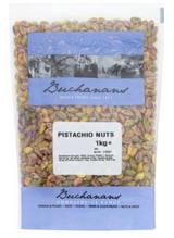 Elite. Buchanans Pistachios Raw Kernals De-Shelle  1kg