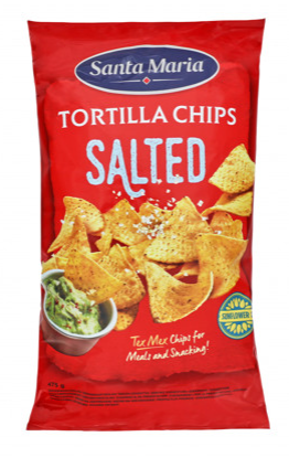 Elite. Tortilla Chips Plain  12x475g