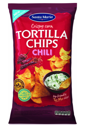Elite. Tortilla Chips Chilli 12x475g