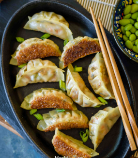 Elite. Han Dian Taiwanese Vegetable Pan Fried Dumplings Frozen - x30