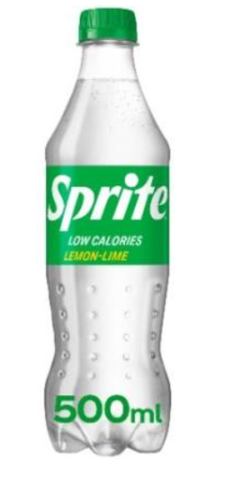 Elite. Sprite Bottles - 12 x 500ml