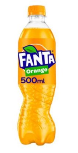 Elite. Fanta Orange Bottles - 12 x 500ml