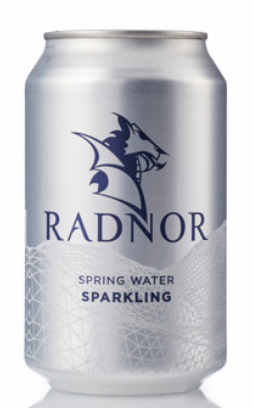 Elite. Radnor Sparkling Water Can- 24 x 330ml