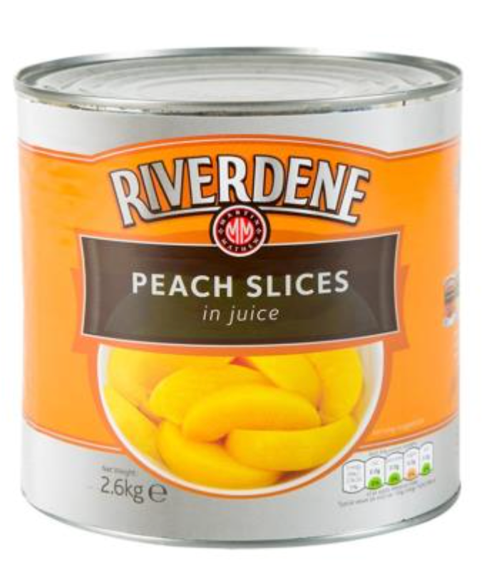 Elite. Peach Slices  2.62kg
