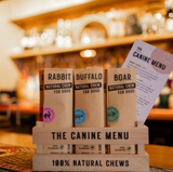 Elite. The Canine Menu Starter Pack (30 Chews-10 Menus-1 Crate) x1