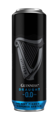 766013 SAV. Guinness 0% Micro Draught Cans 558ml (24 Pack)
