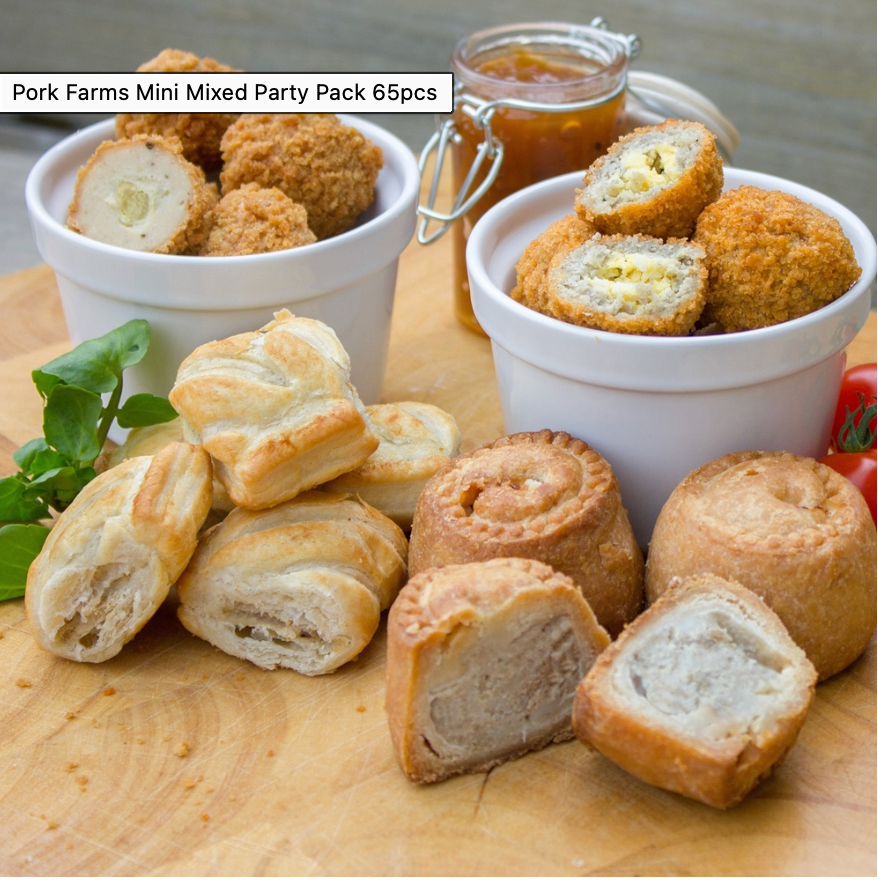 SAV. Pork Farms Mini Mixed Party Pack  x65 pcs