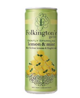 Elite. Folkingtons Lemon & Mint Cans - 12 x 250ml