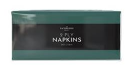 Elite. Caterfood Select Napkins 2ply 33cm Green 8 x250sgl