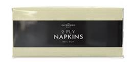 Elite. Caterfood Select Napkins 2ply 33cm Cream 8 x250sgl