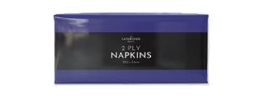 Elite. Caterfood Select Napkins 2ply 33cm Blue 8 x250sgl