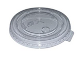 Elite. Clear Rpet Flat Lid with hole 9/12/16/20 oz x1000sgl