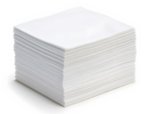Elite. Poppies White Cocktail Napkins x125sgl
