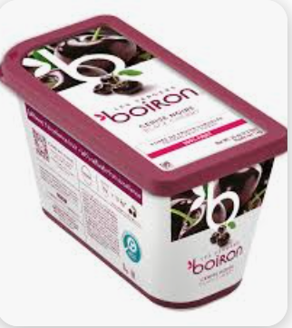 NAT. Boiron Black Cherry Puree 1 kg