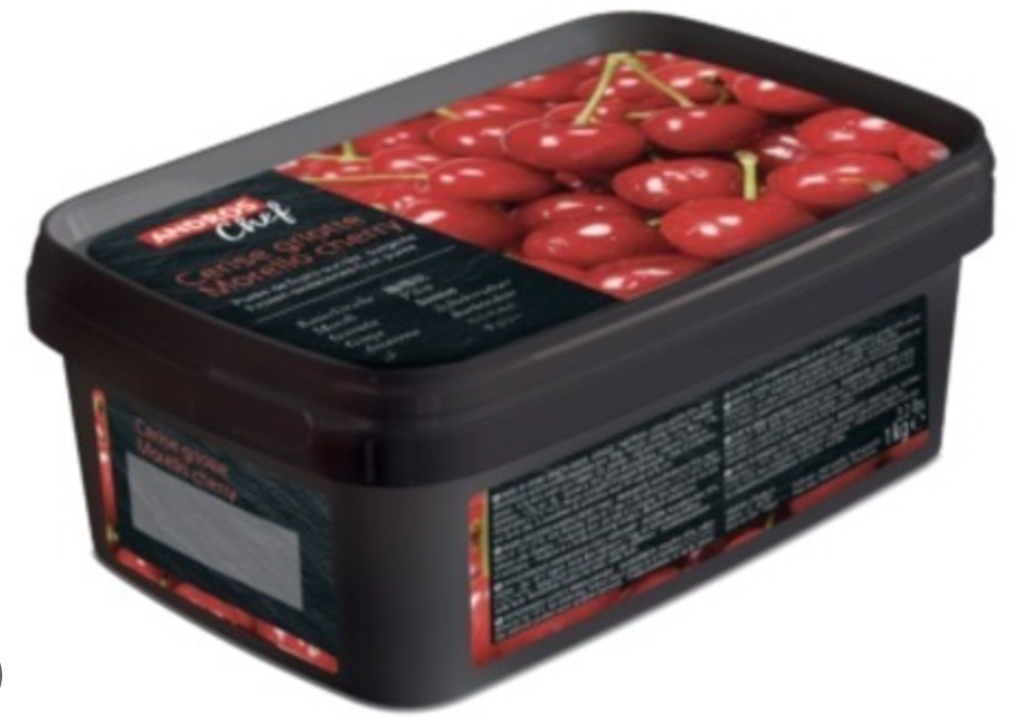 NAT. Andros Morello Cherries Frozen 1 kg