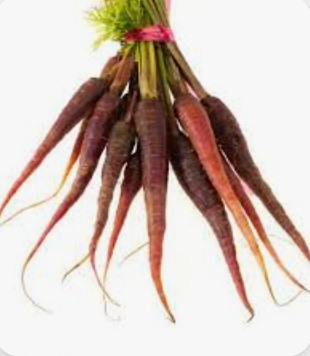 NAT. Baby Carrot Purple Bunch