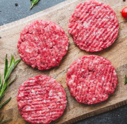Burgers Premium Fresh Steak each