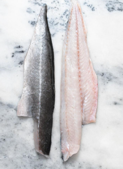 DIRECT. Coley Fillet 1-3kg, Scaled & Boned Kilo