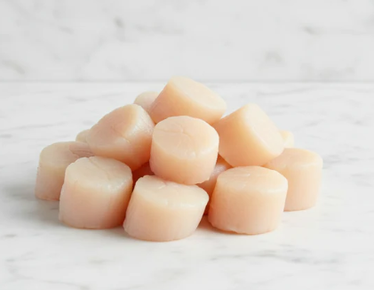 DIRECT.  Fz Scallops King Roeless 1kg, 10-20 Count
