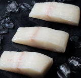 DIRECT.  Halibut Farmed, Scaled & Pin Boned, Supreme 140-160g Each