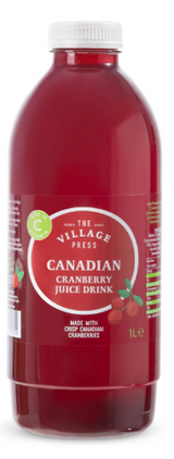 2115 AR. Canadian Cranberry Juice HPP  1 litre