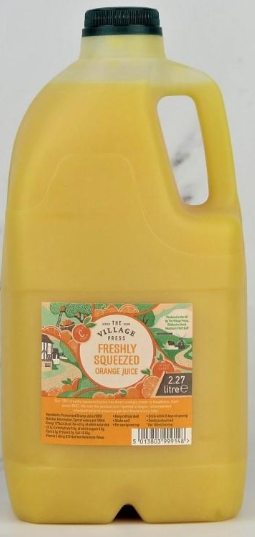 005 AR. Freshly Squeezed Pasteurised Orange Juice with Bits 2.27 litre