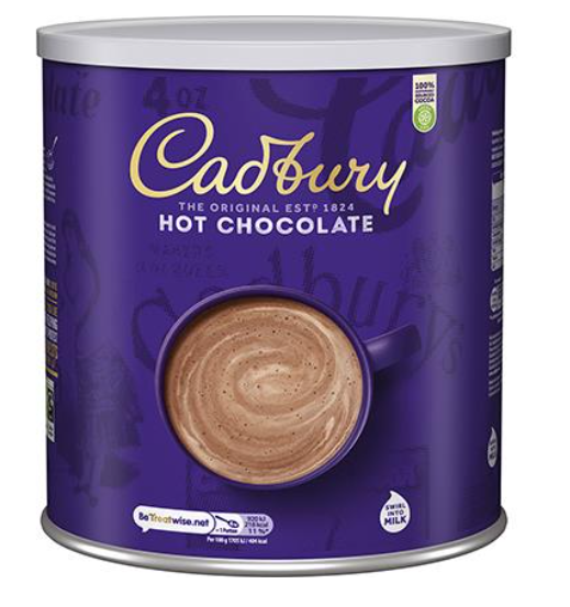 Elite. Cadbury Drinking Chocolate (add milk) 2kg