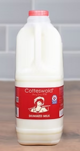 Elite. Cotteswold Skimmed Milk 2ltr