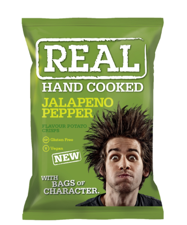 188803 SAV. Real Jalapeno Pepper Crisps 35g (48 Pack)