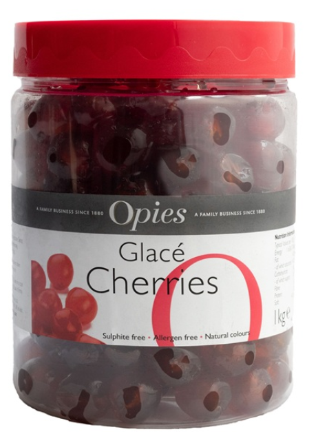107085 SAV. Opies Glace Cherries 1kg