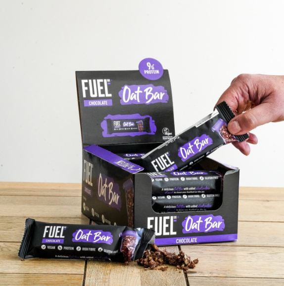 120202  SAV. Fuel 10K Gluten Free Vegan Chocolate Oat Protein Bar (16 Pack)