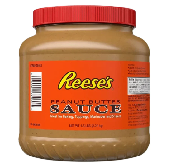 Elite. Reeses Pourable Peanut Butter Sauce 2.04kg