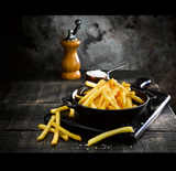 Elite. Caterfood Select Freeze Chill Skin Off French Fries 7mm Julienne Frozen 4x2.25kg