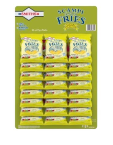 Elite. Smith Scampi Flavoured Fries 4x27