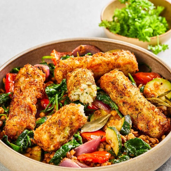 355972 SAV. Frozen Carisma Vegetable Sausage 1.12kg