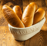 Elite. Torpedo Hot Dog Roll Vegan Brioche Style Top Sliced 1x48SGL