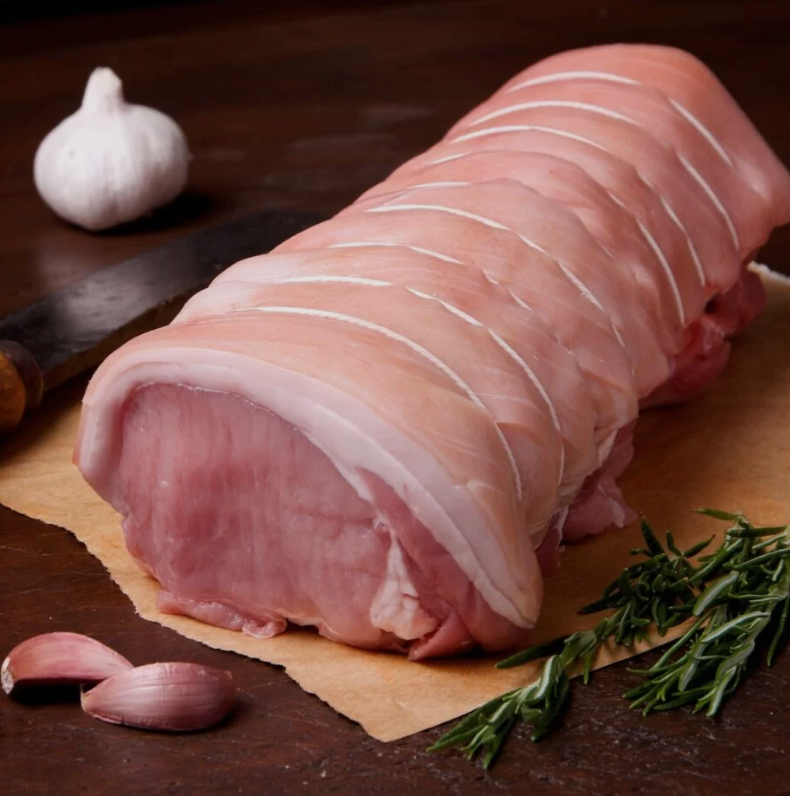 BLAKE. Pork Loin Rind On