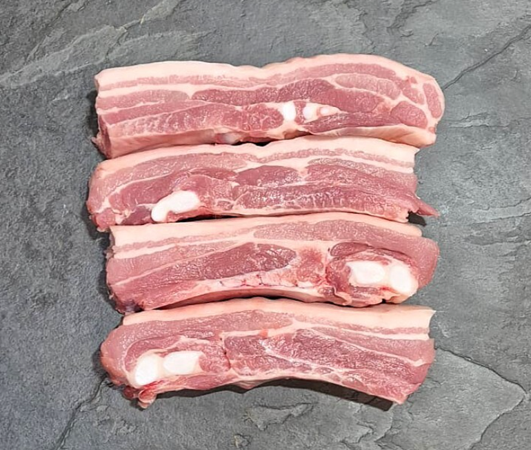 BLAKE. Pork Belly Slices (Boneless Skinless)