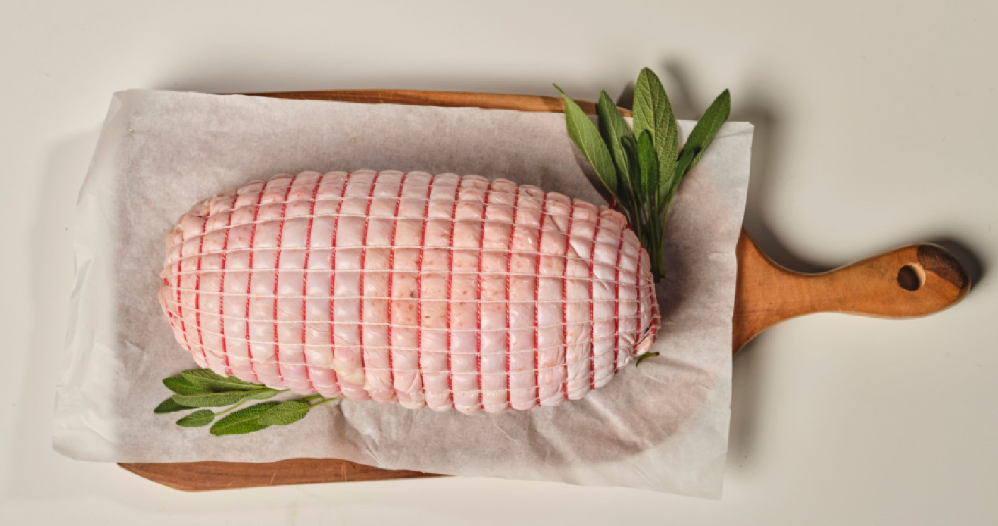 BLAKE. Turkey Thigh Roll  (netted)