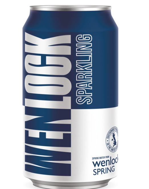 SAV. Wenlock Spring Sparkling Water Can 330ml (24 pack)