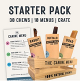 Elite. The Canine Menu Starter Pack (30 Chews-10 Menus-1 Crate) x1
