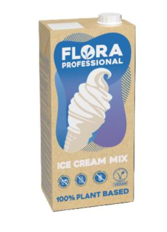 Elite. Flora Plant Based Soft Serve Ice Cream Mix 1ltr