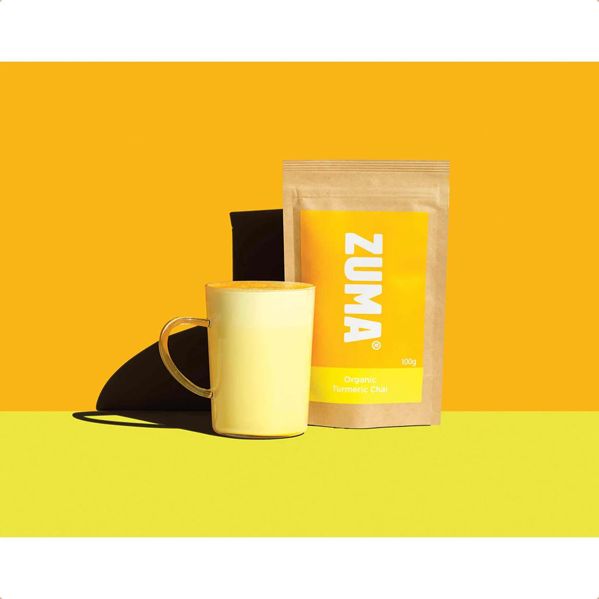 Coffee. Zuma Organic Turmeric Chai Powder  100g Pouch