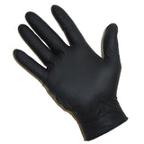 Elite. Black Nitril Powder Free Medium Gloves  x100