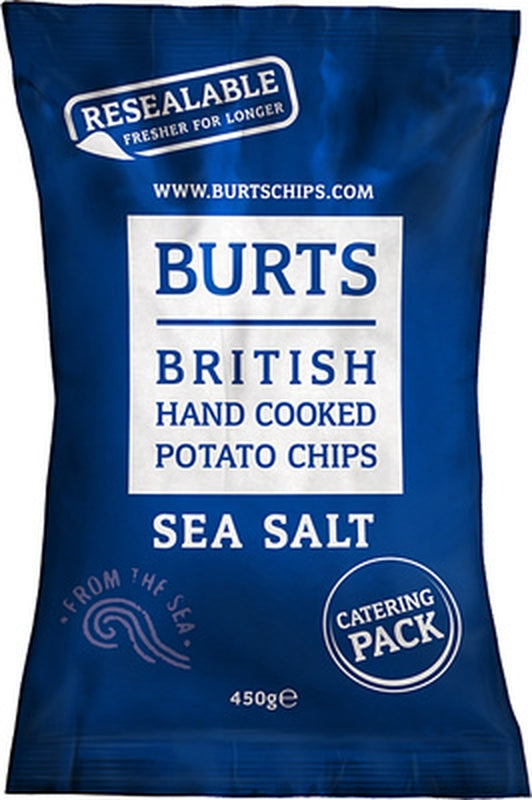 SAV. Burts Sea Salted Crisps 450g (4 Pack)