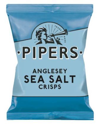 Elite. Pipers Anglesey Sea Salt Crisps 24x40g