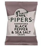 Elite. Pipers Karnataka Black Pepper & Sea Salt Crisps 24x40g