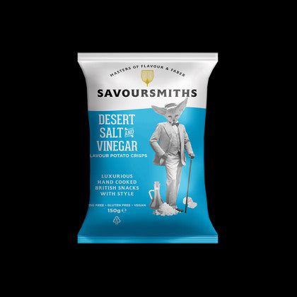Elite. Savoursmiths Desert Salt & Vinegar Crisps  24x40g